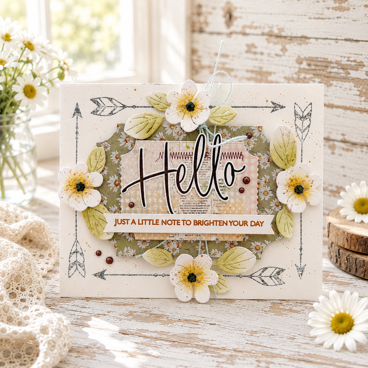This is Big Sentiments: Hello Stamp Set