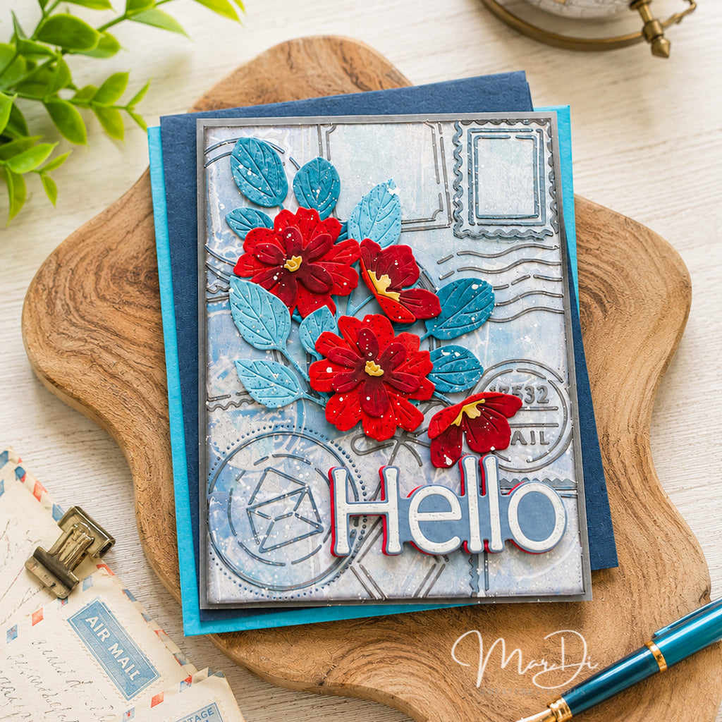 This is Big Sentiments: Hello Stamp Set