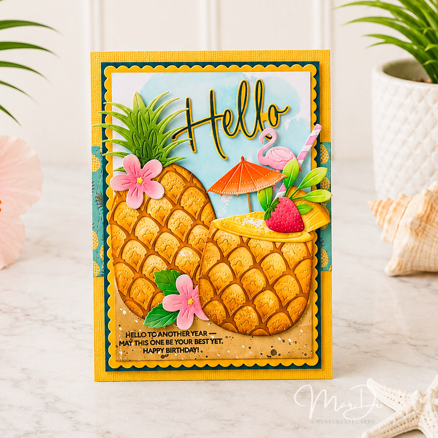 This is Big Sentiments: Hello Stamp Set