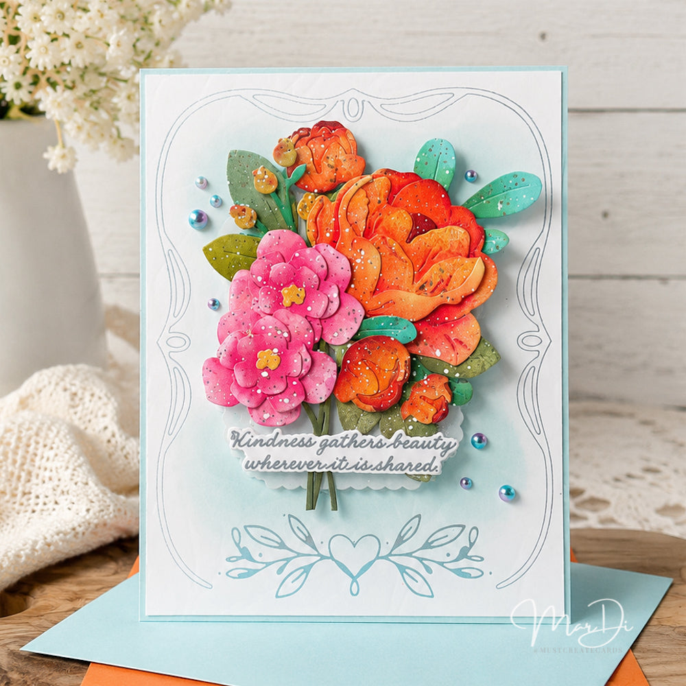 Rooted In Love Press Plate + Frame Die