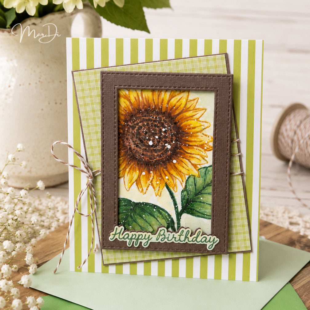 Framed In Flowers Stamp Set