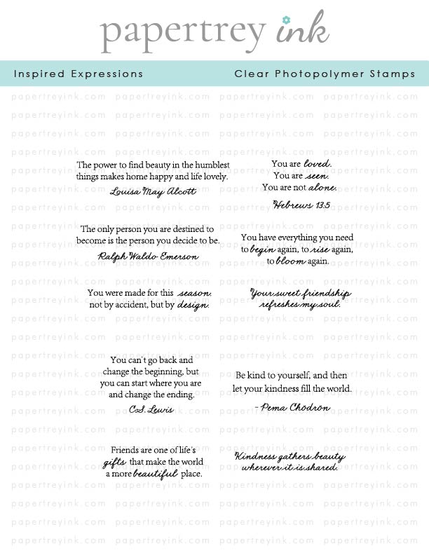 Inspired Expressions Stamp Set