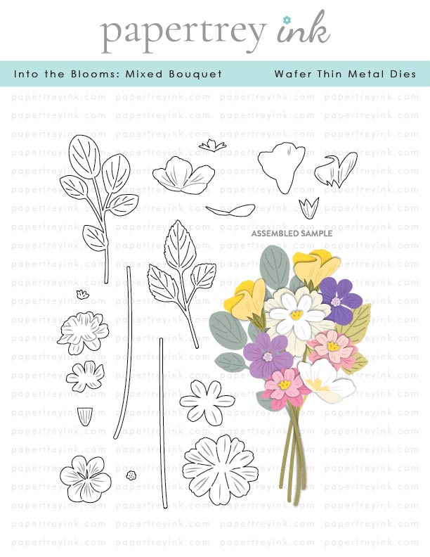 Into the Blooms: Mixed Bouquet Die