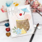This is Big Sentiments: Hello Stamp Set