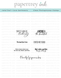 Land that I Love Sentiments Mini Stamp Set