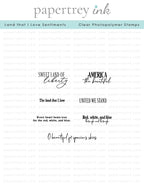 Land that I Love Sentiments Mini Stamp Set