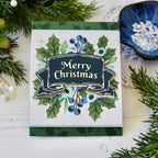 Merry Christmas Banner Stencil Collection (set of 7)