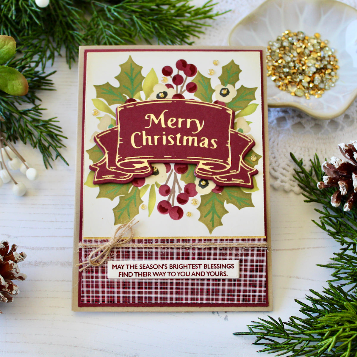 This is Big Sentiments: XL Happy Holidays Stamp Set