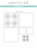 Quilt It: Wedding Ring Die