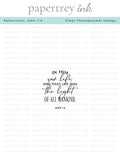 Reflections: John 1:4 Mini Stamp Set