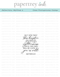 Reflections: Matthew 6 Mini Stamp Set