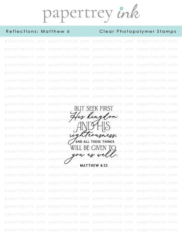 Reflections: Matthew 6 Mini Stamp Set