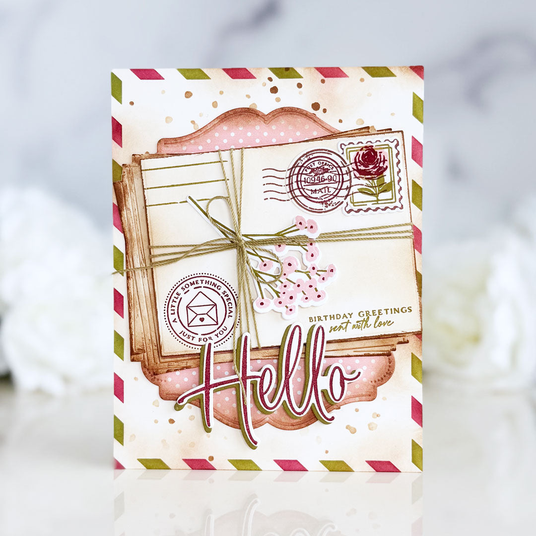 Stacked Mail Stamp Set