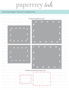 Stacked Mail Stencil Collection (set of 4)