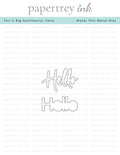 This is Big Sentiments: Hello Die
