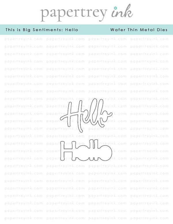 This is Big Sentiments: Hello Die