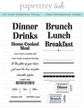 VIP Ticket Collection: Dining Stamp Set