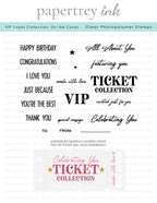 VIP Ticket Collection: On the Cover Stamp Set