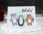 Critter Carolers Stamp Set + Die Bundle