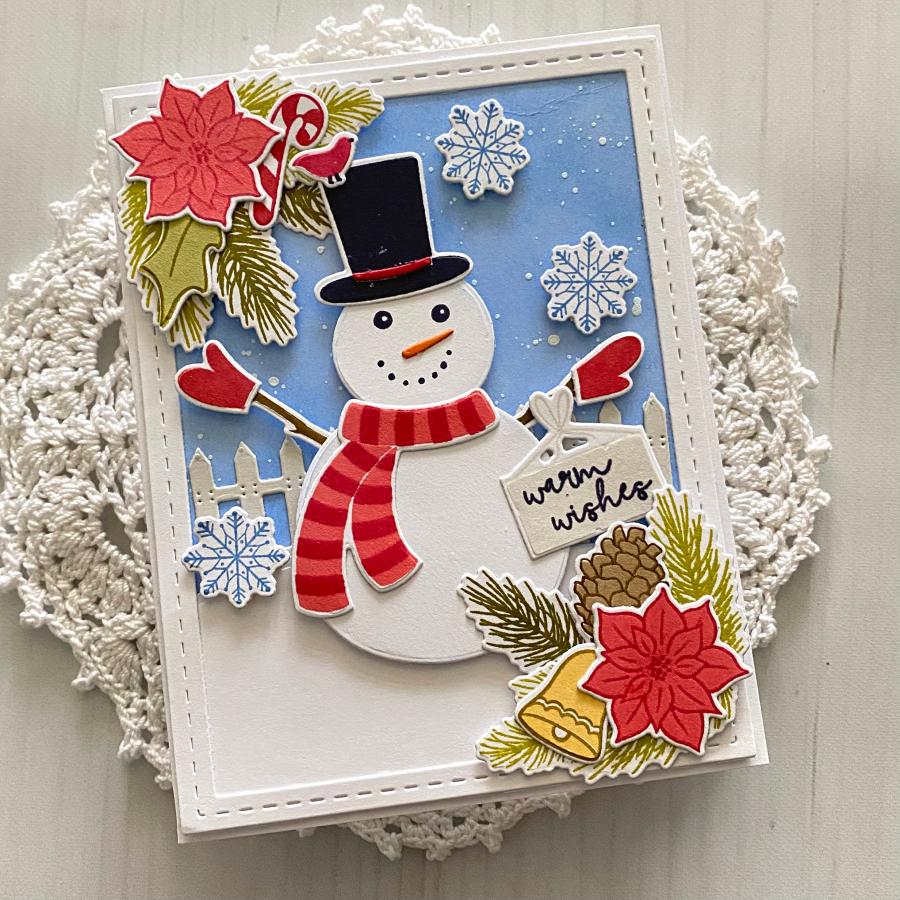 Corner It: Festive Holiday Stamp Set + Die Bundle