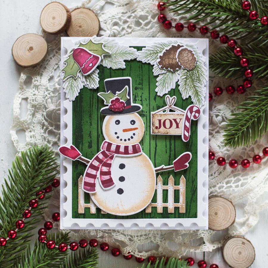 Corner It: Festive Holiday Stamp Set + Die Bundle