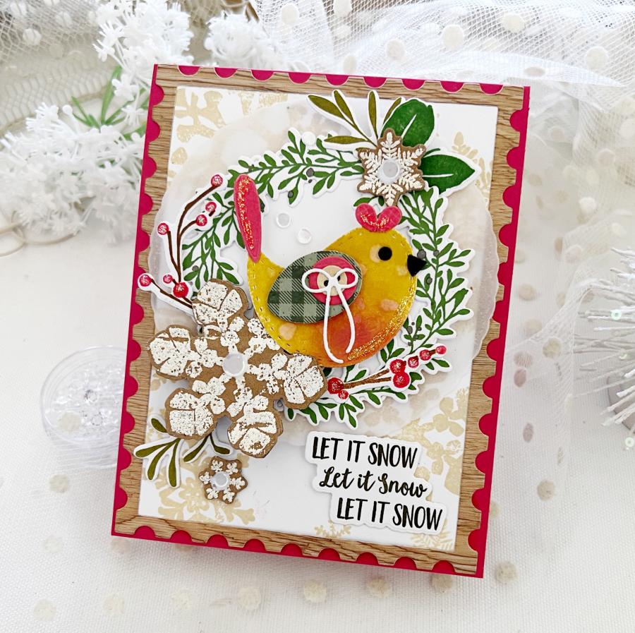 Let it Snow Stamp Set + Die Bundle