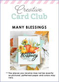 Creative Card Club - Many Blessings Card Kit