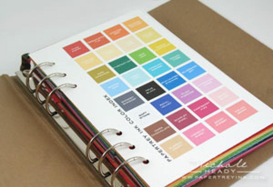 2011 Color Swatch Flip Book Inserts