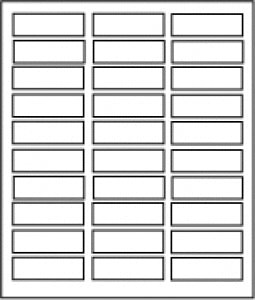 White Mailing Labels - 600 Labels (20 Sheets)