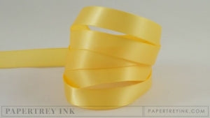 Harvest Gold 1/2" Satin Solid Ribbon (5 yards)