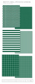 Bitty Big: Pinefeather Color Collection (24 sheets)