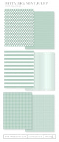 Bitty Big: Mint Julep Color Collection (24 sheets)