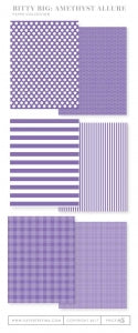 Bitty Big: Amethyst Allure Color Collection (24 sheets)