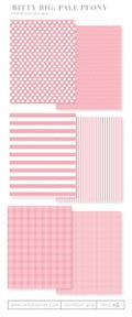 Bitty Big: Pale Peony Color Collection (24 sheets)