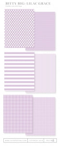 Bitty Big: Lilac Grace Color Collection (24 sheets)