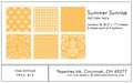 Summer Sunrise Pattern Pack (36 sheets)