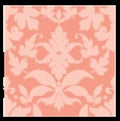 Melon Berry Damask Individual Pattern Sheets (18 sheets)
