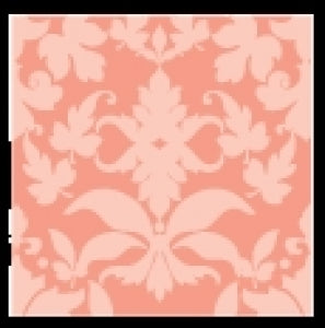 Melon Berry Damask Individual Pattern Sheets (18 sheets)