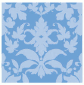 Blueberry Sky Damask Individual Pattern Sheets (18 sheets)