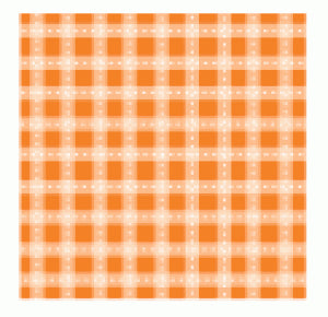 Orange Zest Gingham Individual Pattern Sheets (18 sheets)