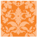 Orange Zest Damask Individual Pattern Sheets (18 sheets)
