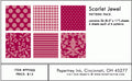Scarlet Jewel Pattern Pack (36 Sheets)