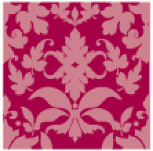 Scarlet Jewel Damask Individual Pattern Sheets (18 sheets)