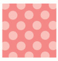 Berry Sorbet Polka Dot Individual Pattern Sheets (18 sheets)