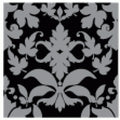 True Black Damask Individual Pattern Sheets (18 sheets)