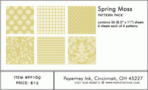 Spring Moss Pattern Pack (36 Sheets)