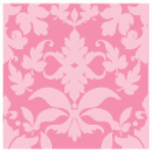 Hibiscus Burst Damask Individual Pattern Sheets (18 sheets)