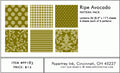 Ripe Avocado Pattern Pack (36 Sheets)