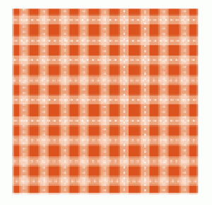 Terracotta Tile Gingham Individual Pattern Sheets (18 sheets)
