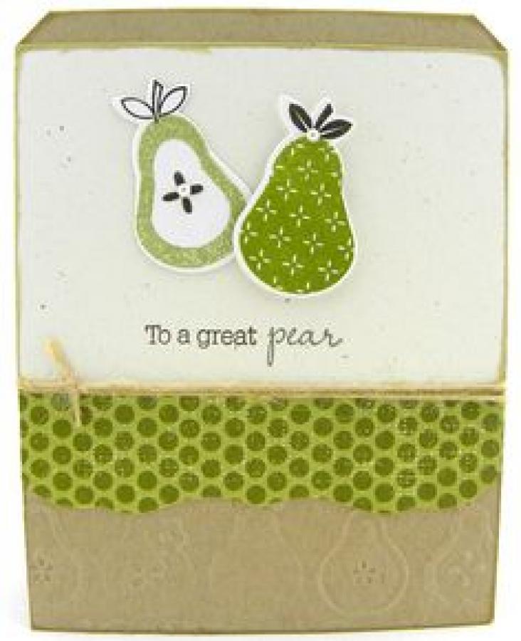 Papertrey Ink - Fruit Fusion: Pear Die
